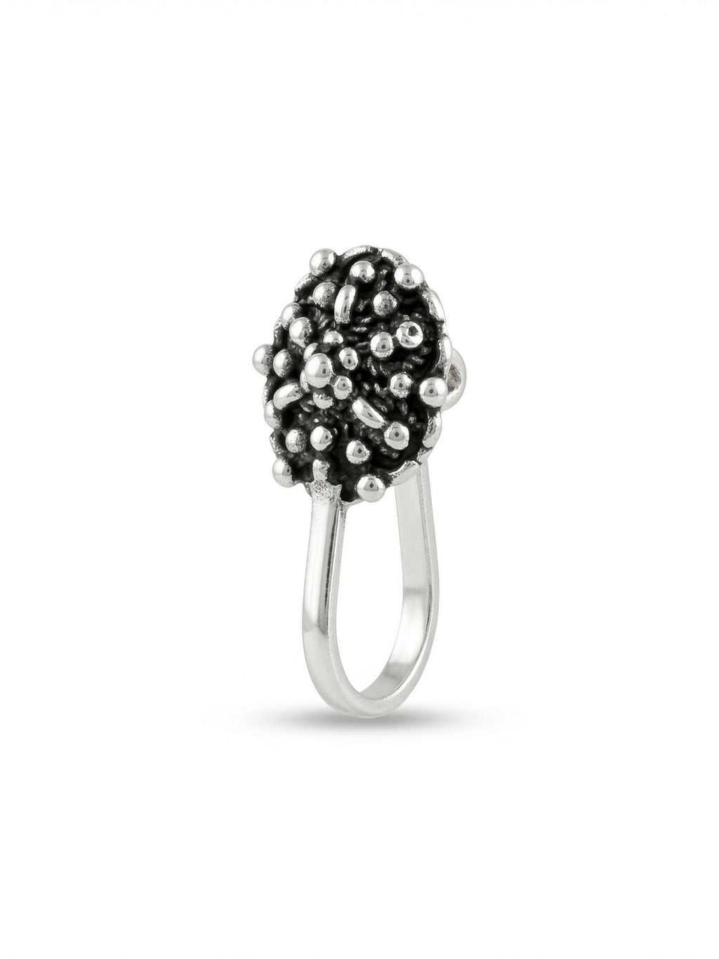 Textured Orb Nose Pin