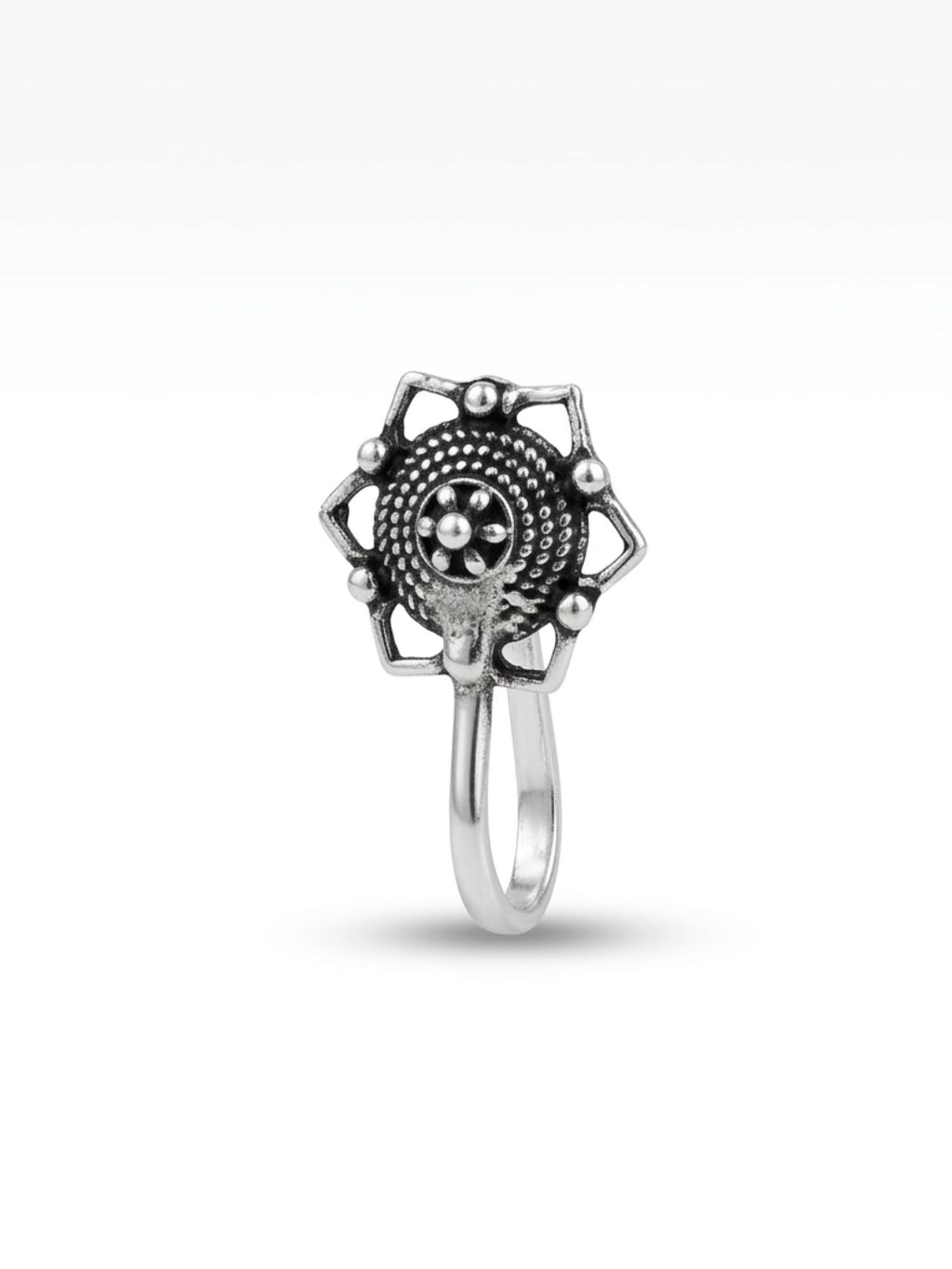 Geometric Mandala Nose Pin