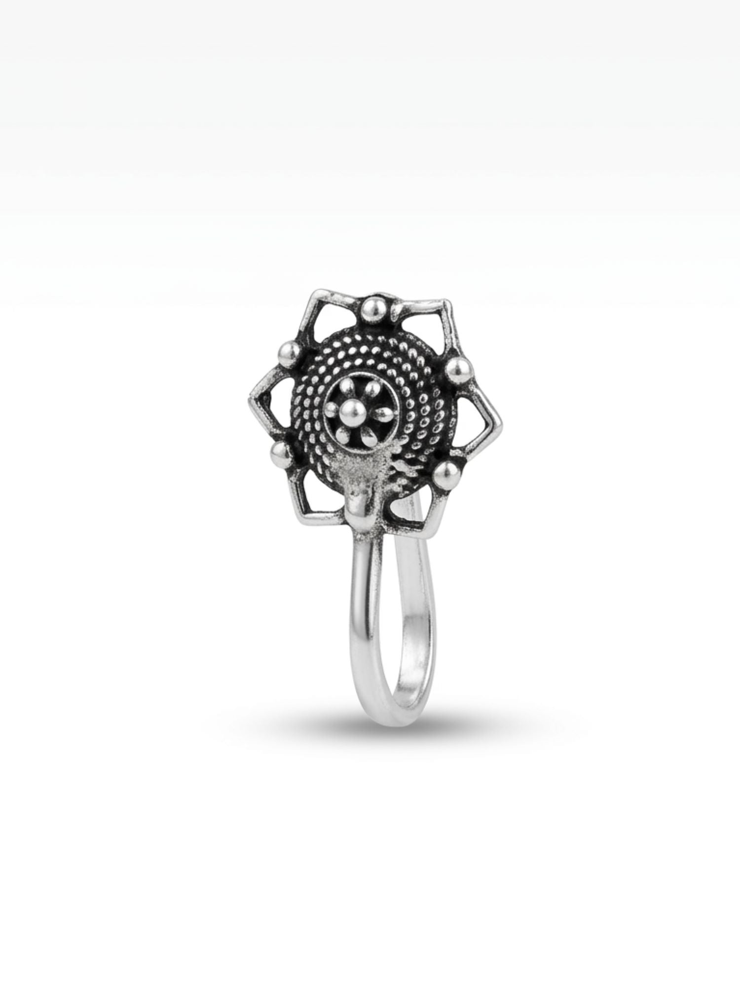 Geometric Mandala Nose Pin