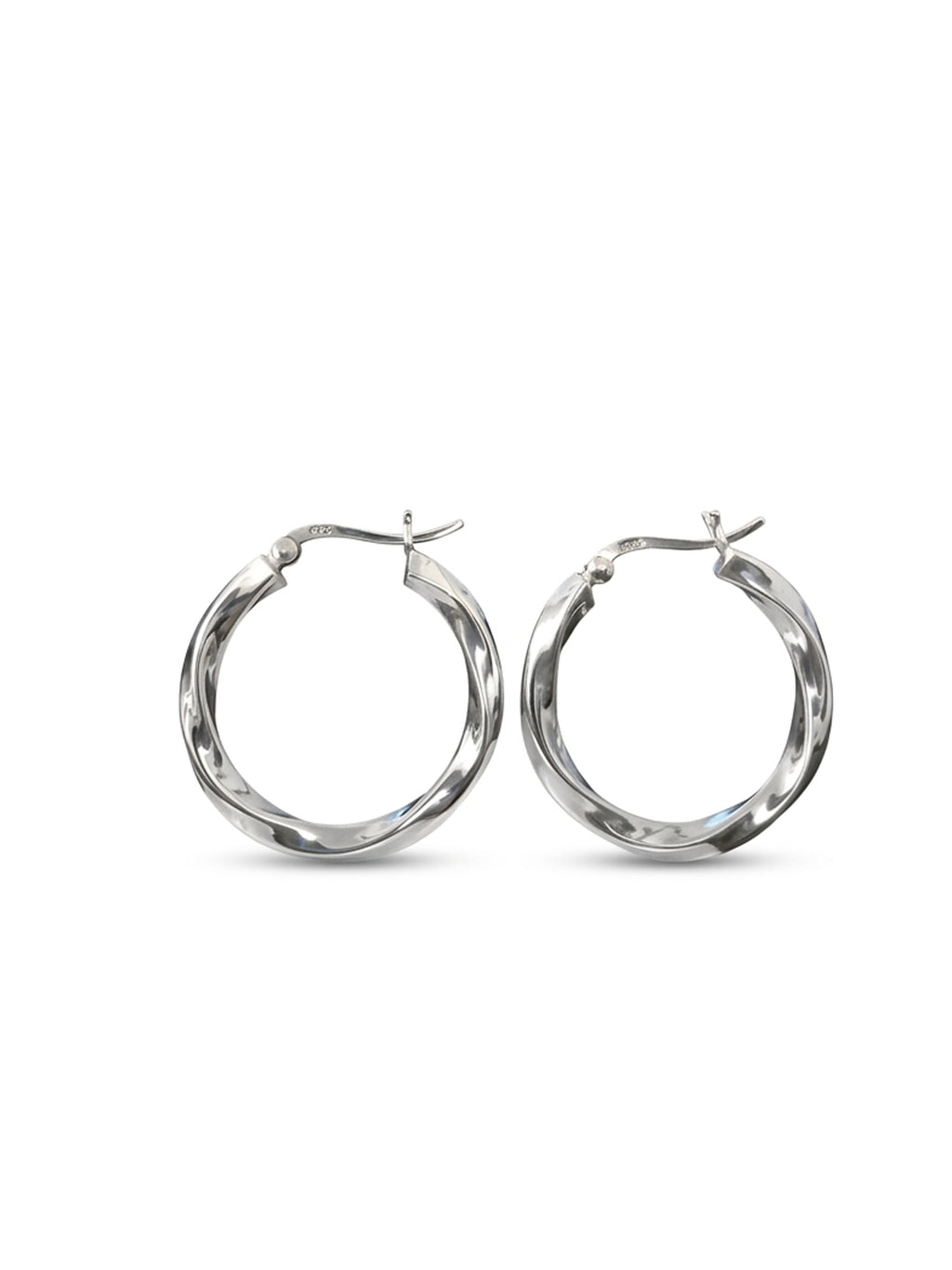 Twisted Ribbon Hoops