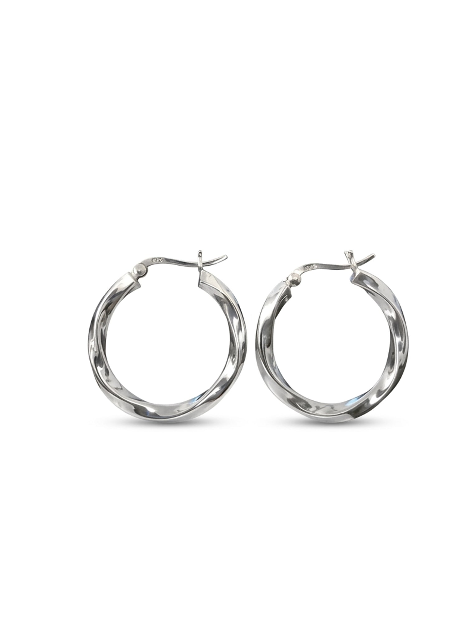 Twisted Ribbon Hoops