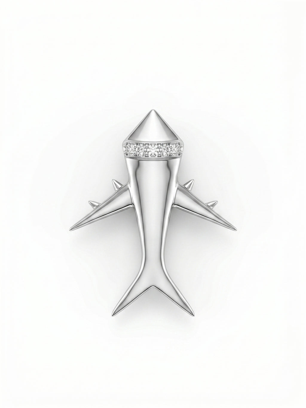Kids Sleek Airplane Jet Pendant