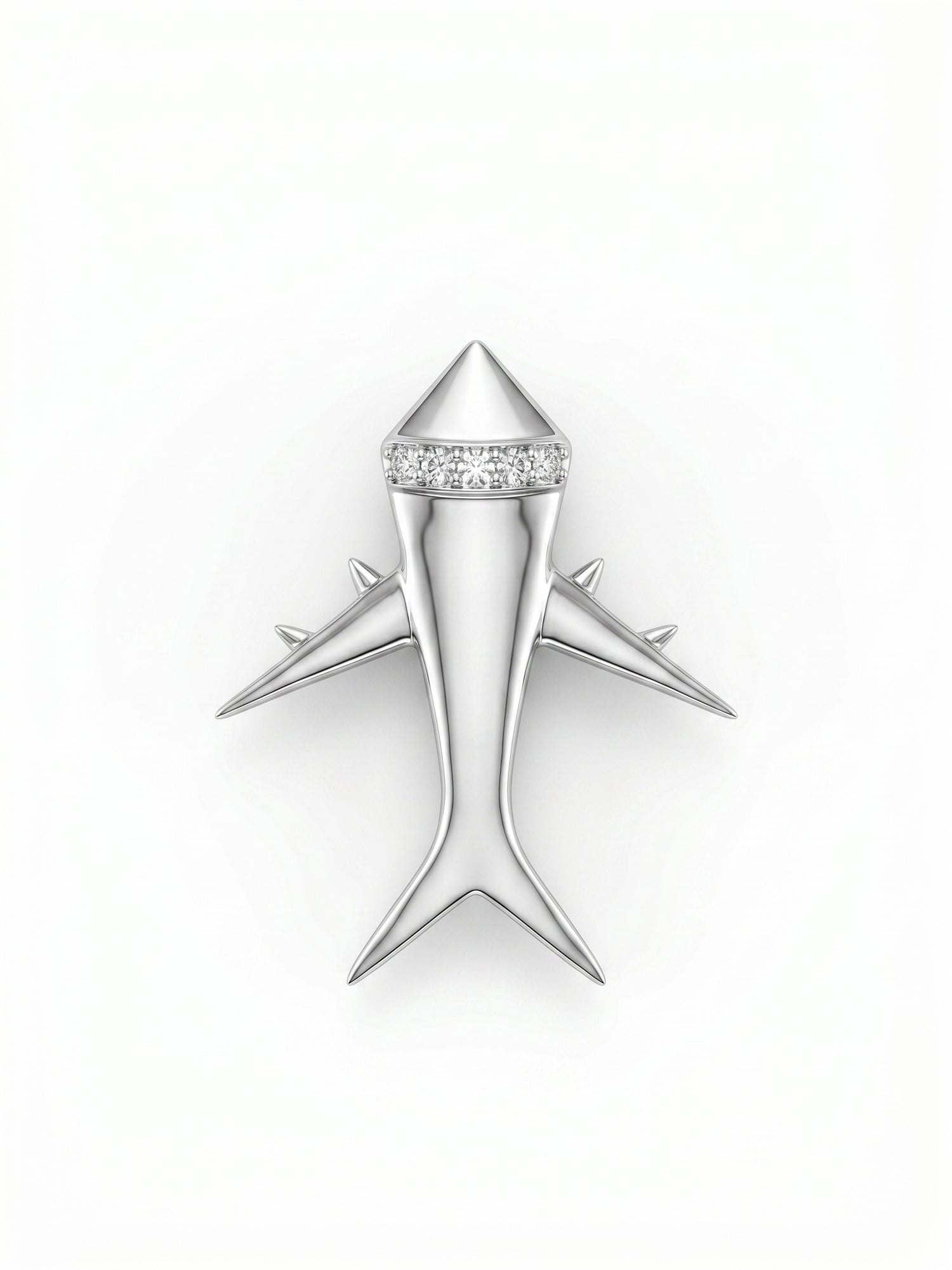 Kids Sleek Airplane Jet Pendant