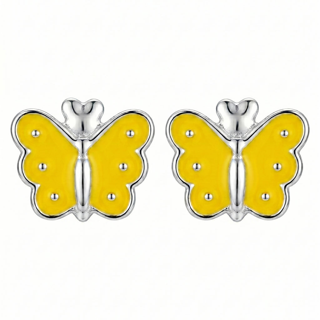 Enamel Butterfly Studs