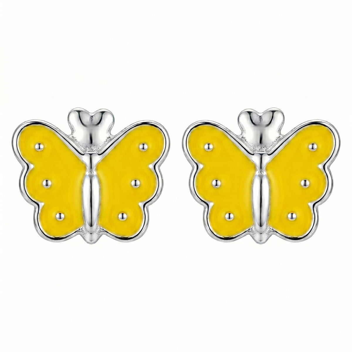 Enamel Butterfly Studs