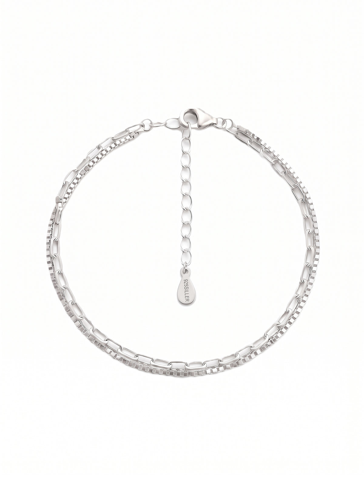 The Dual-Layer Paperclip & Venetian Box Chain Bracelet