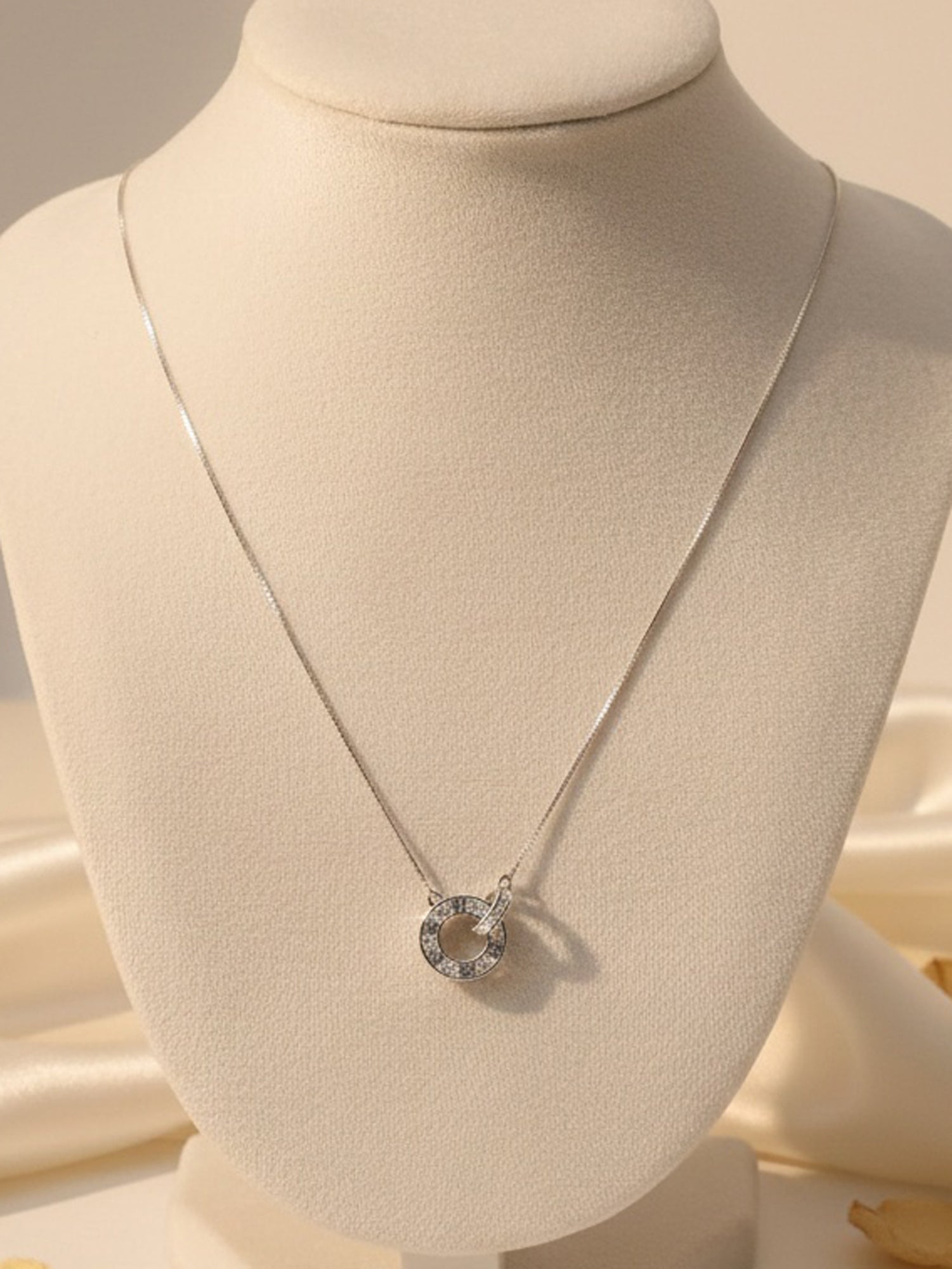 Eternal Orbit Rose Pendant