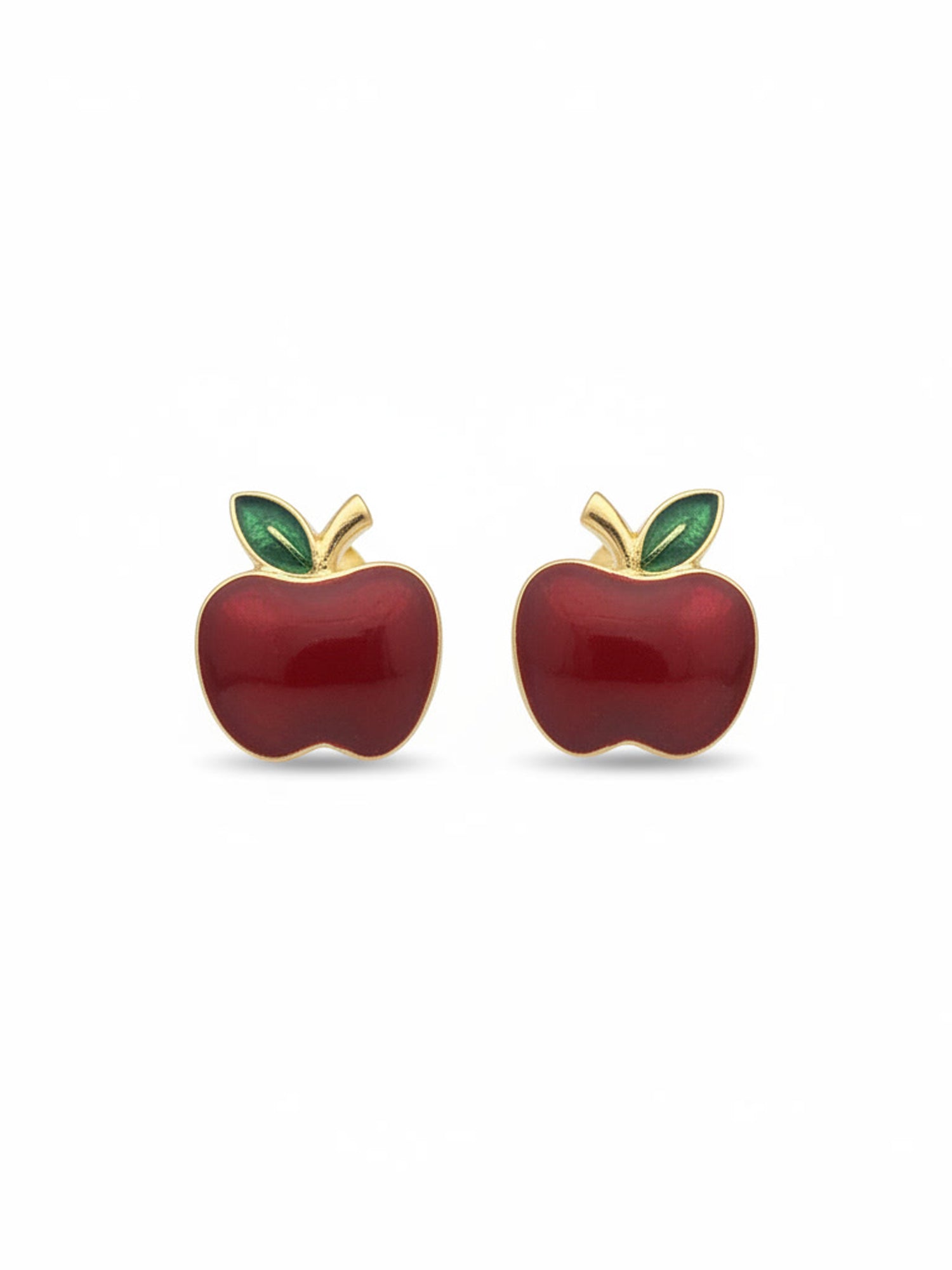 Whimsical Apple Delight Studs