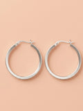 Knife-Edge Polished Hoops