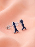 Vibrant Two-Tone Owl Studs