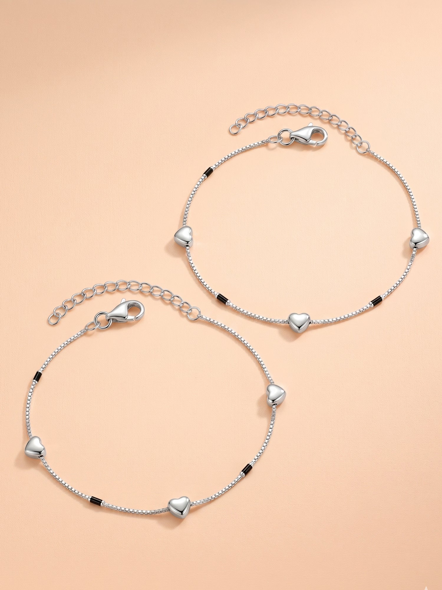 Eternal Heartbox Nazaria Anklet Pair