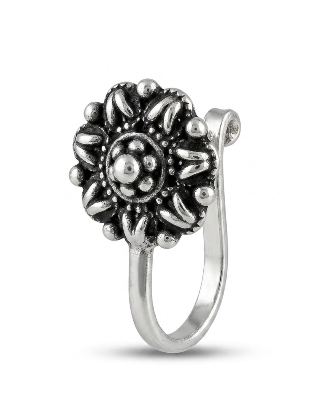 Antique Sunflower Nose Pin