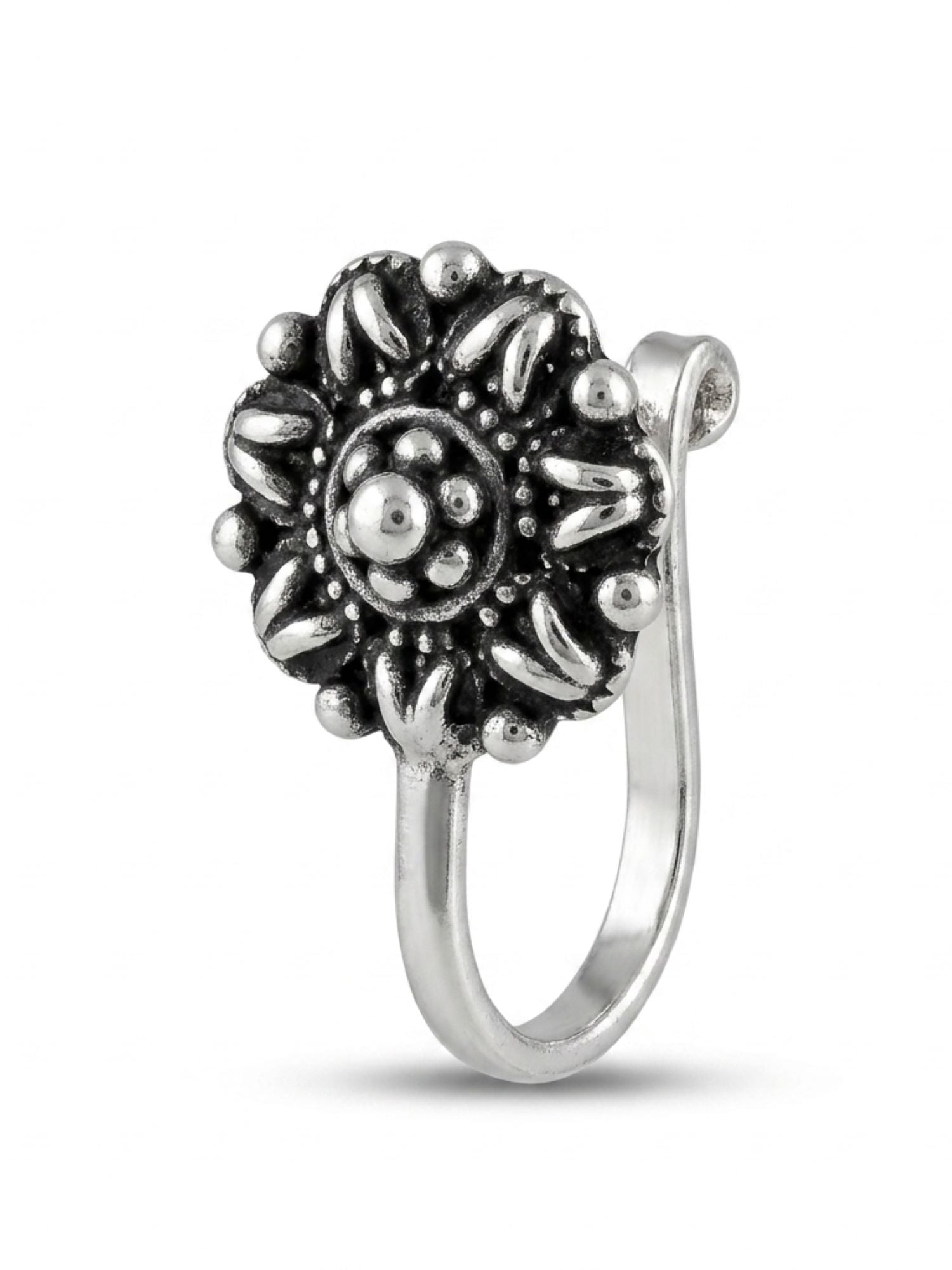 Antique Sunflower Nose Pin