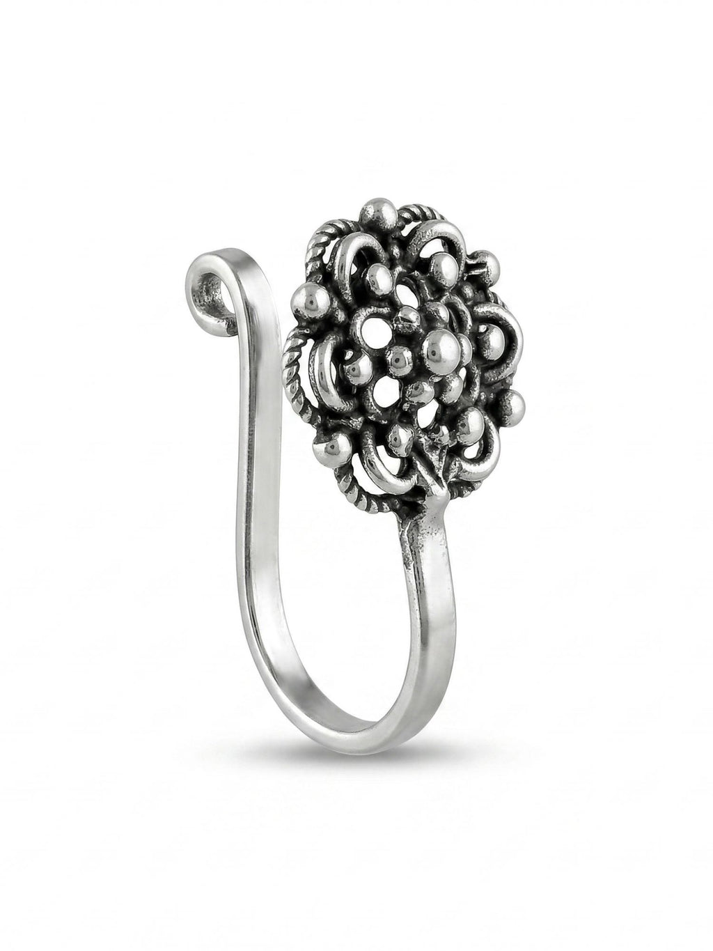 Braided Blossom Nose Pin