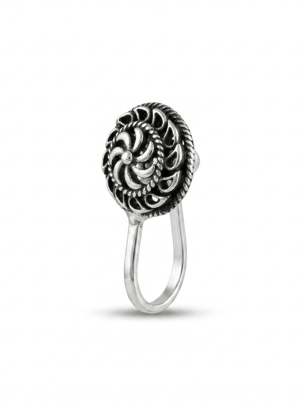 Antique Swirl Mandala Nose Pin