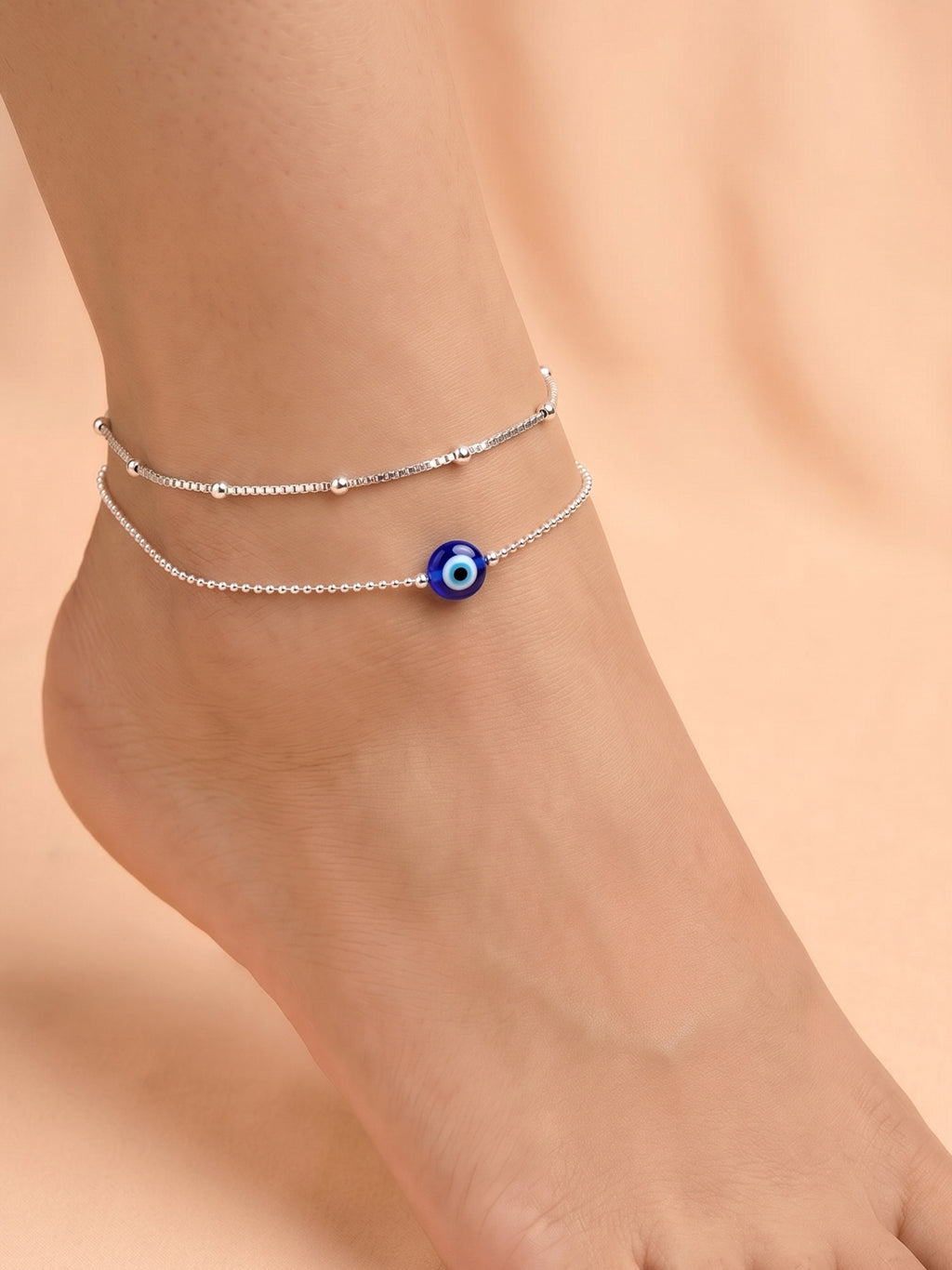 Amour Double Tier Anklet