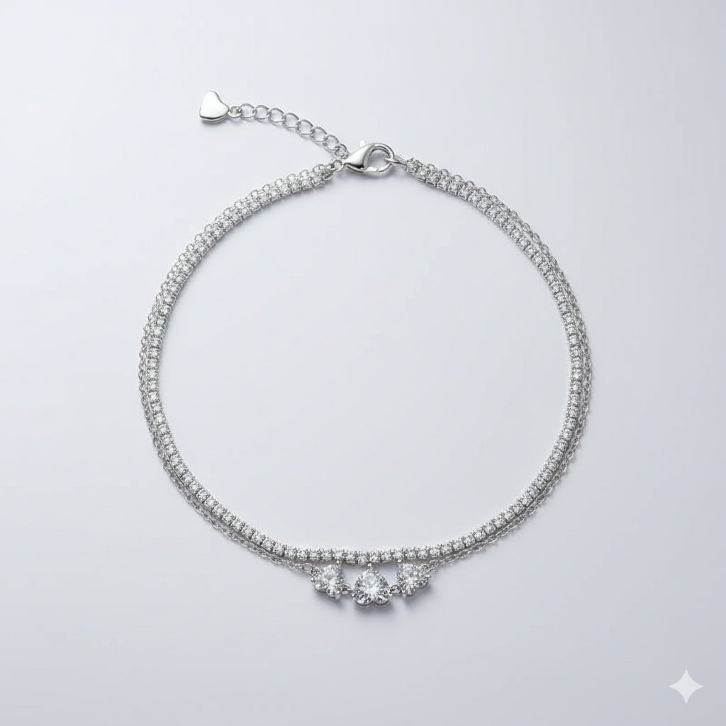 Tres Aura Tennis Bracelet