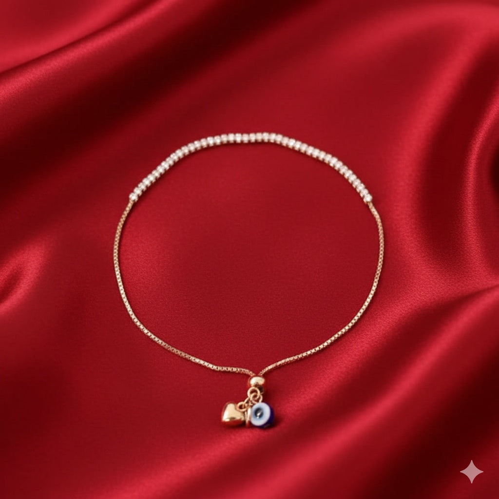 Azure Protection Rose Bracelet