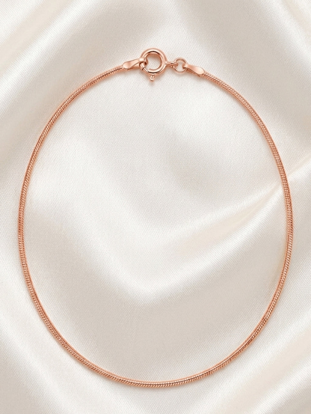 Roseate Luxe Snake Chain Anklet