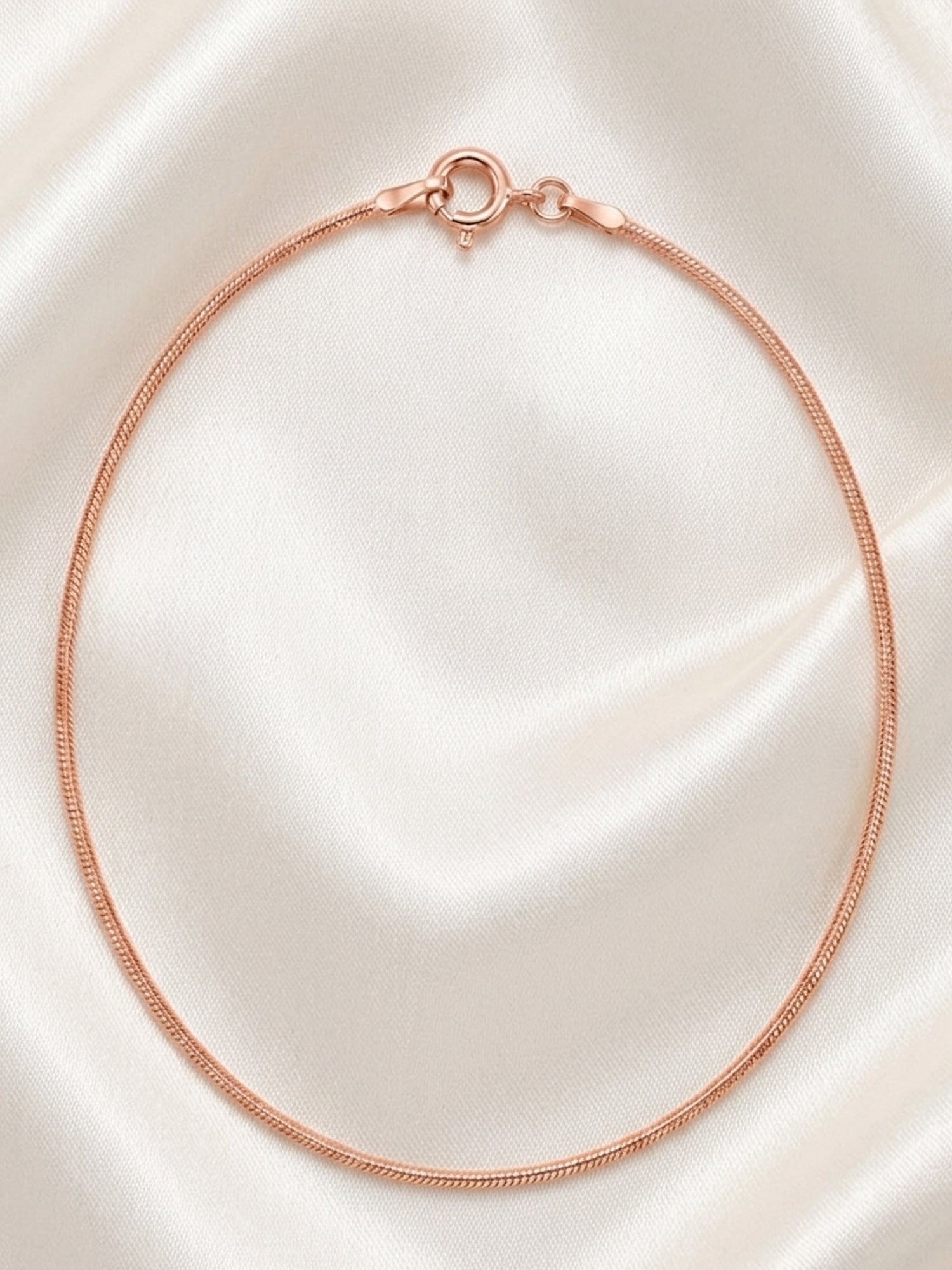 Roseate Luxe Snake Chain Anklet