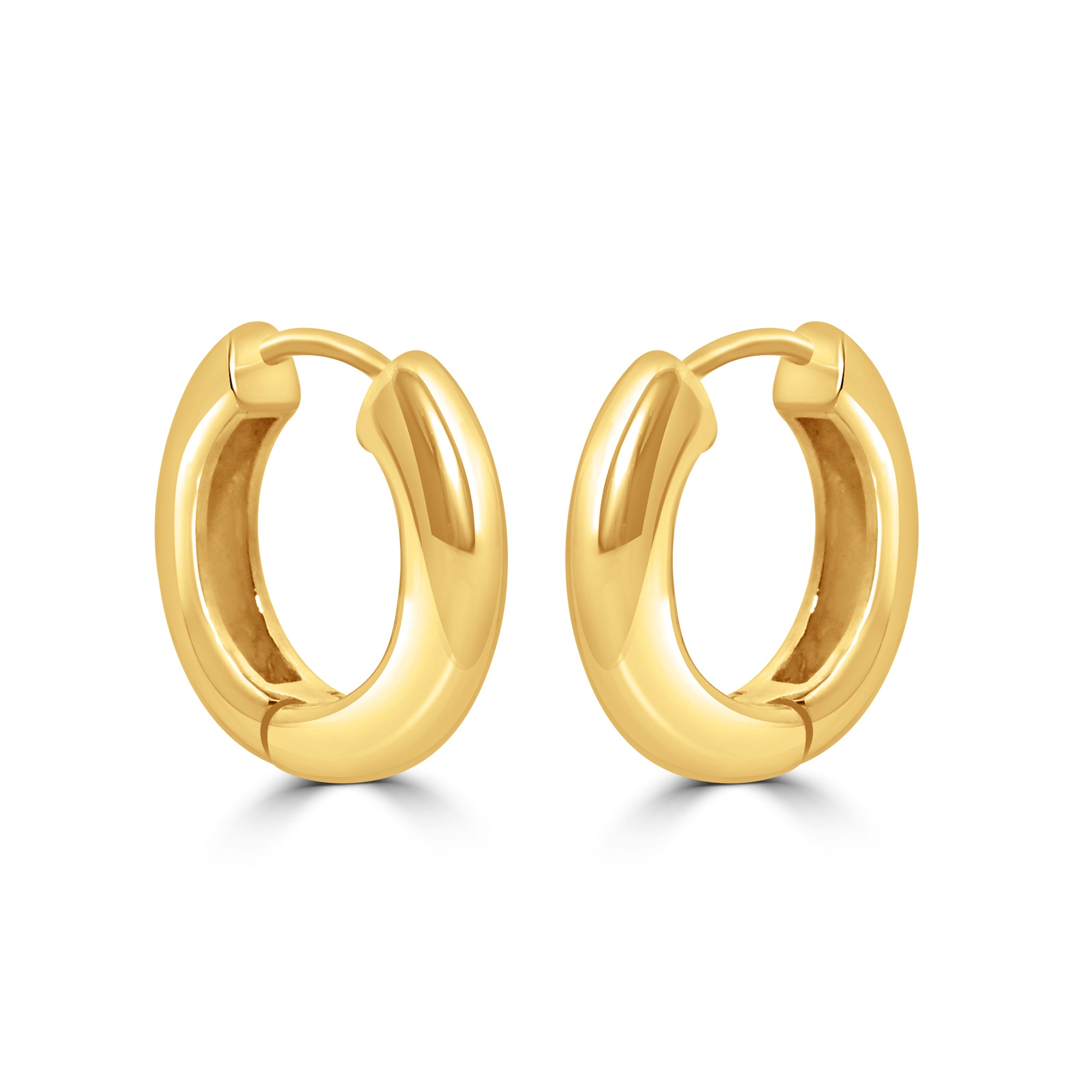 Gilded Ribbon Hoops