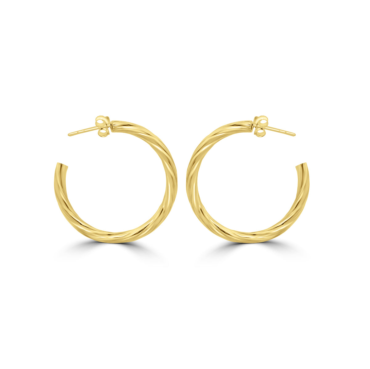 Gilded Helix C-Hoops