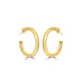 Gilded Minimalist C-Hoops