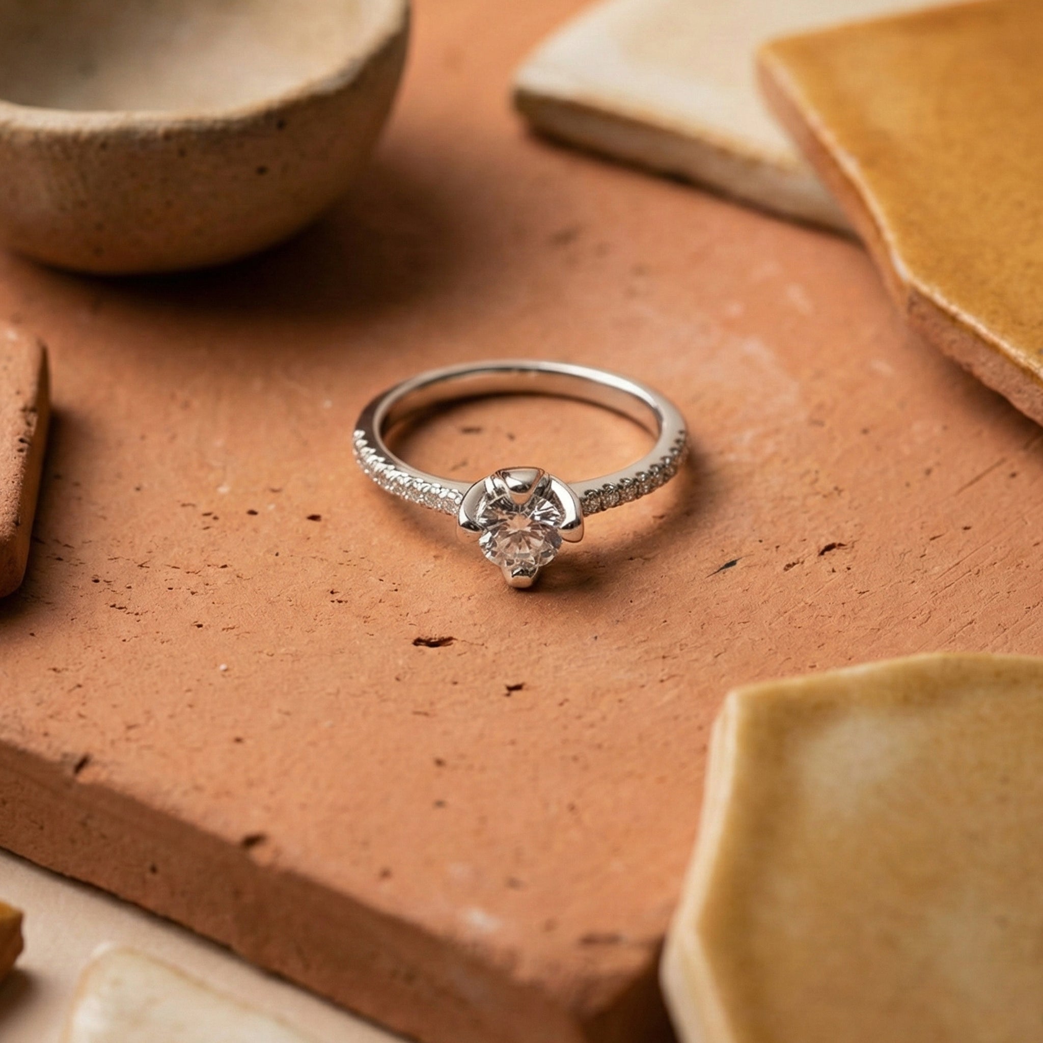 Lumina Solitaire Ring