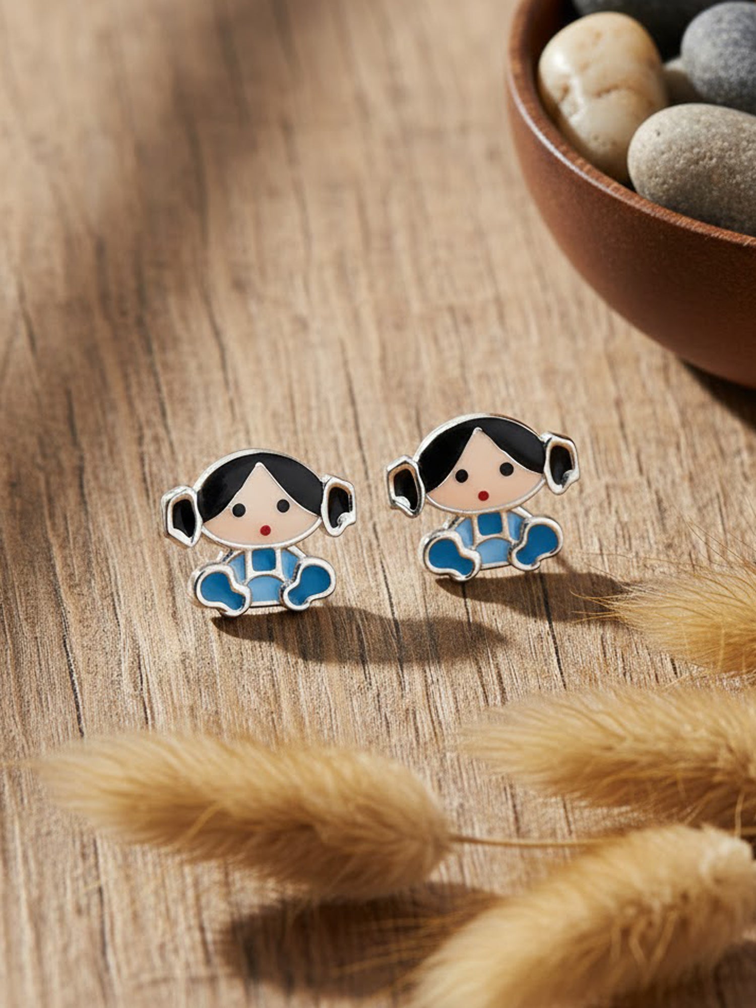 Innocent Enamel Doll Studs