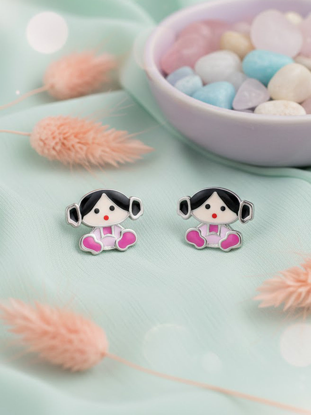 Innocent Enamel Doll Studs