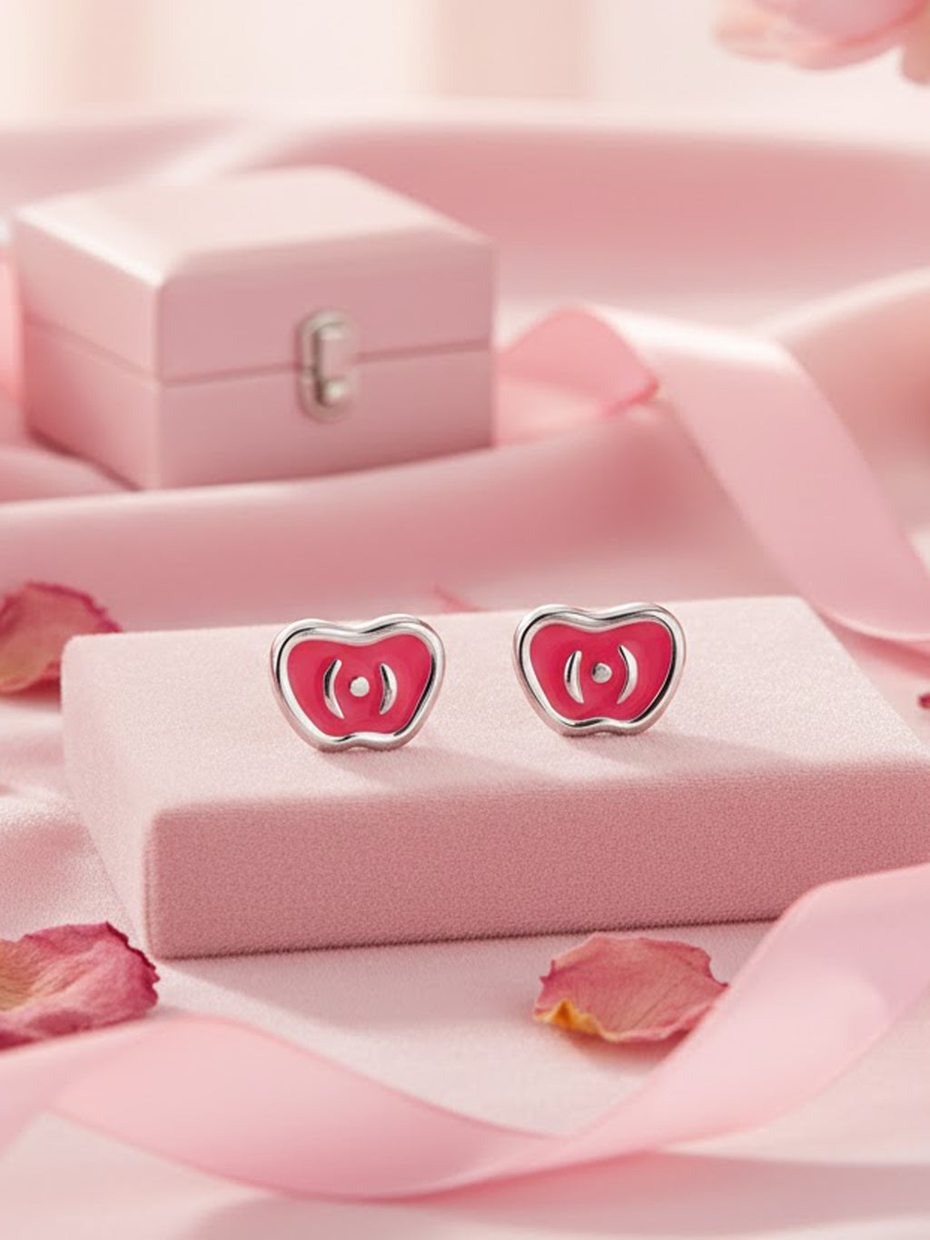 Forbidden Enamel Apple Studs