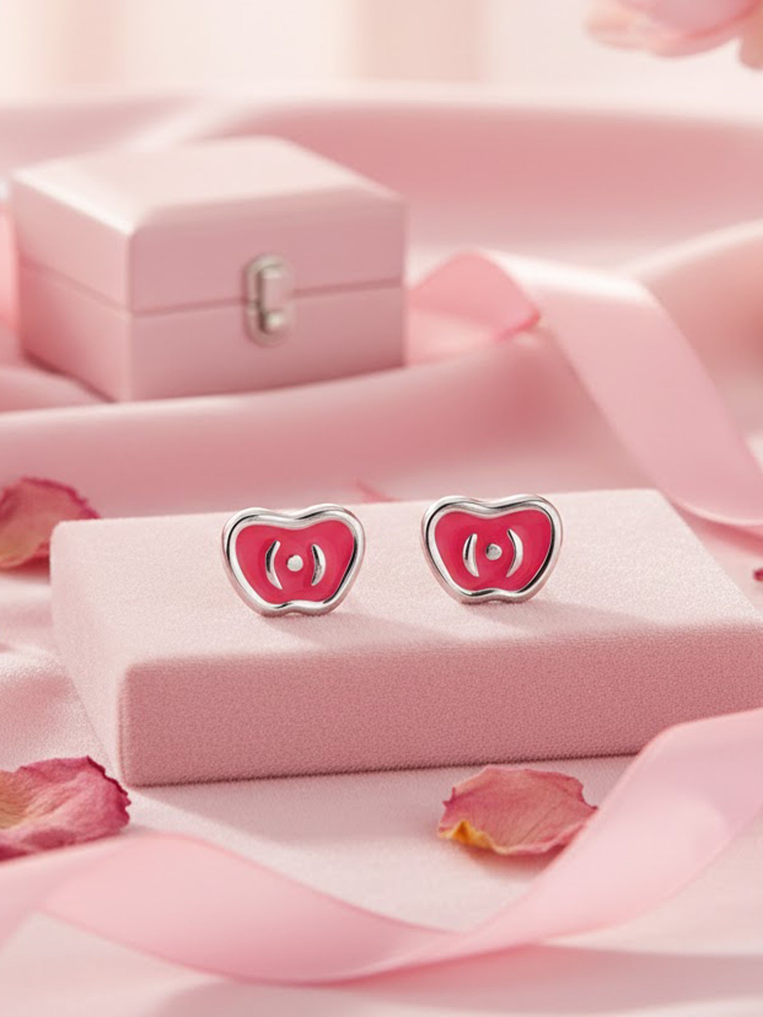 Forbidden Enamel Apple Studs