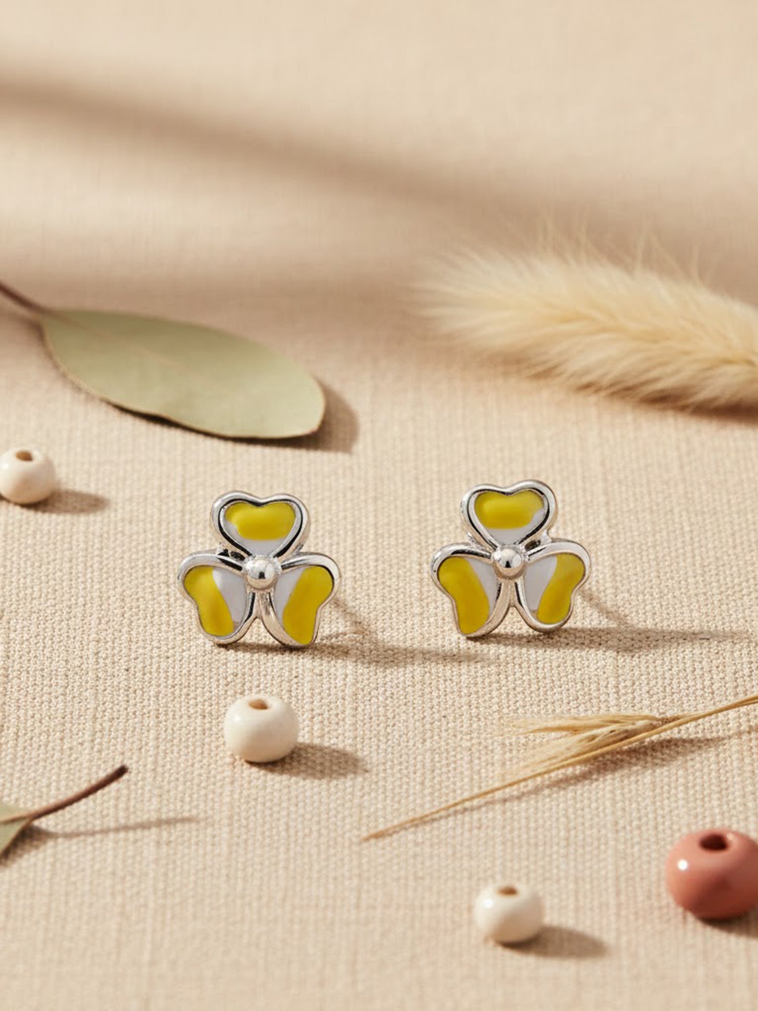 Blossom Enamel Studs