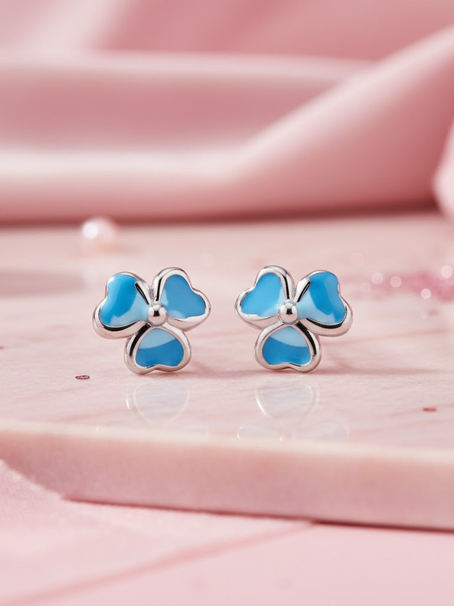 Blossom Enamel Studs