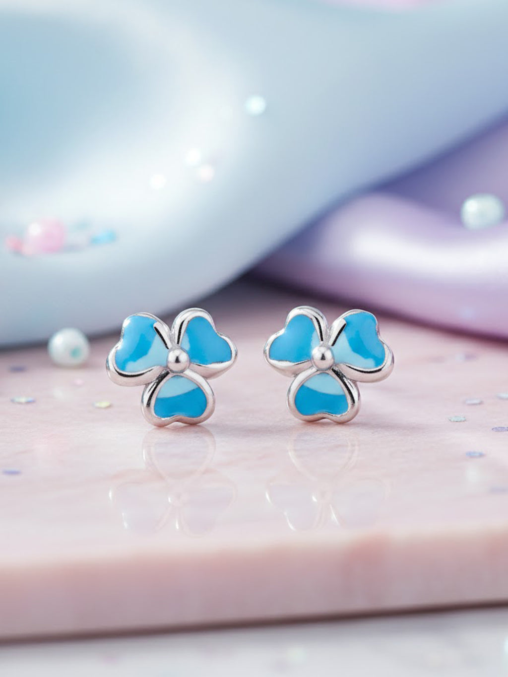 Blossom Enamel Studs
