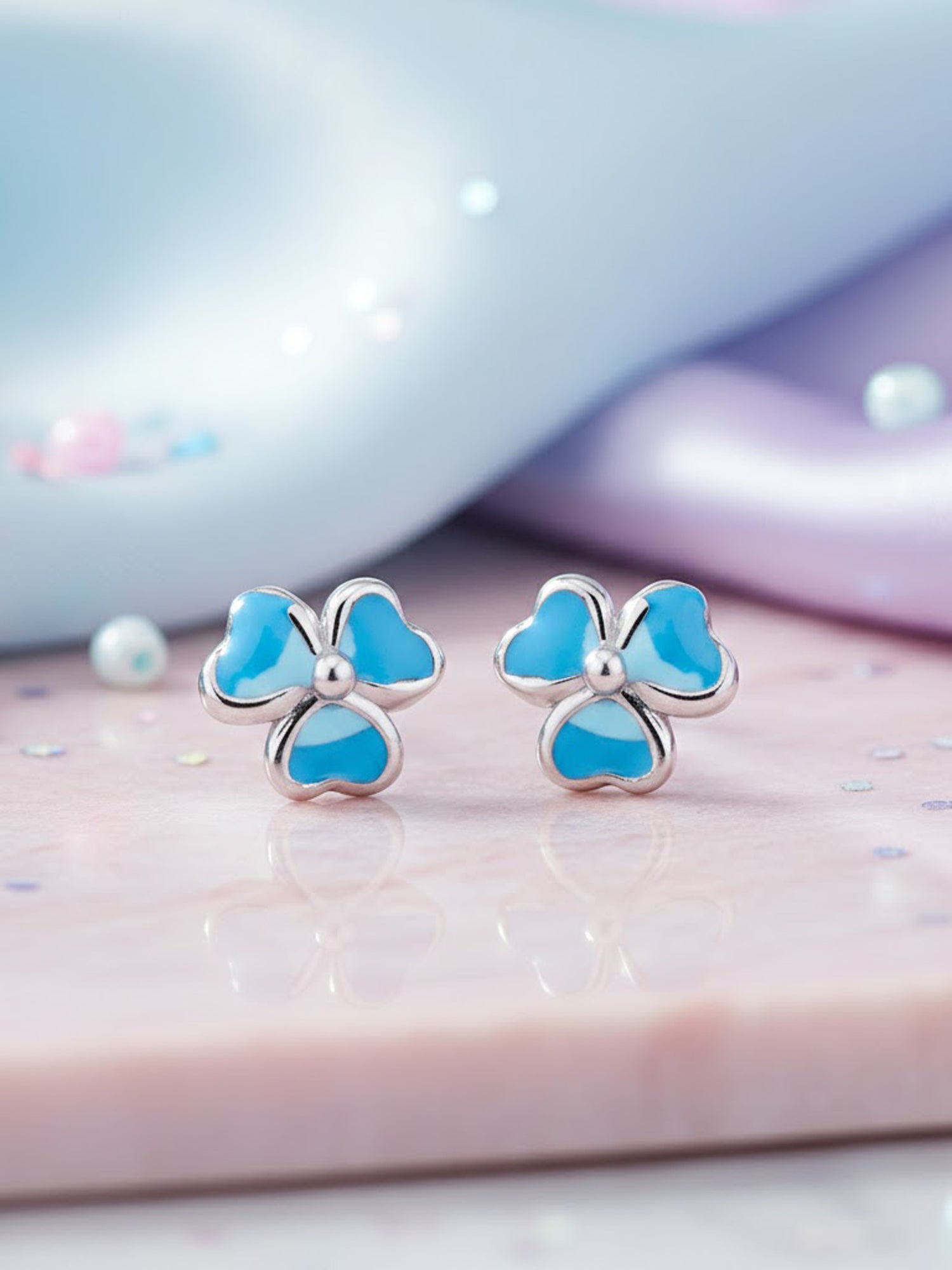 Blossom Enamel Studs