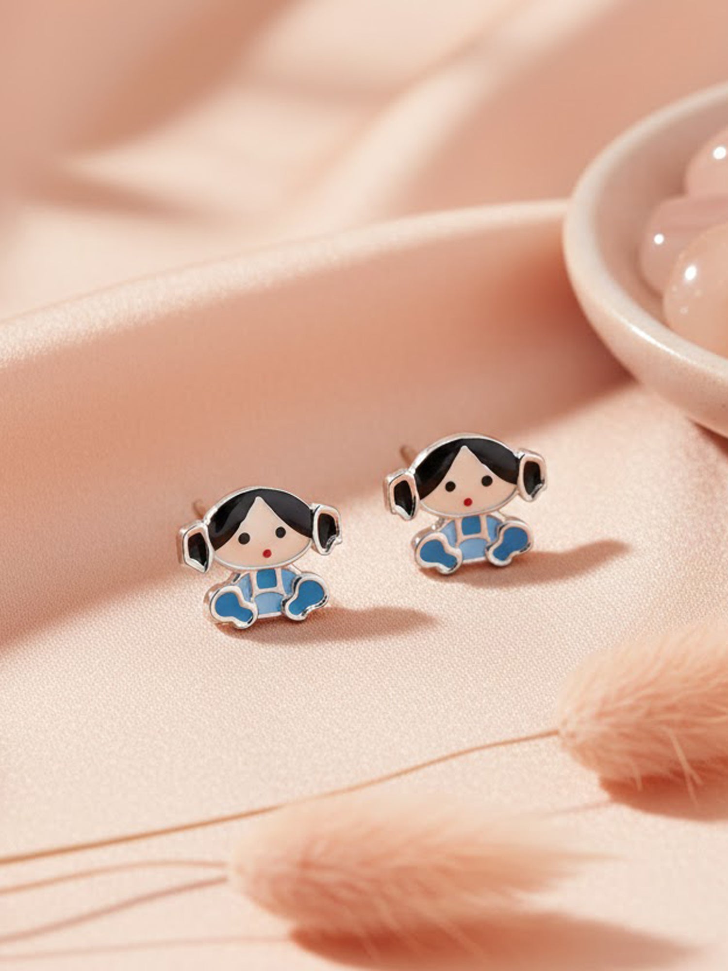 Innocent Enamel Doll Studs