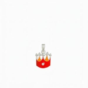 925 Pure Silver Crown Pendant